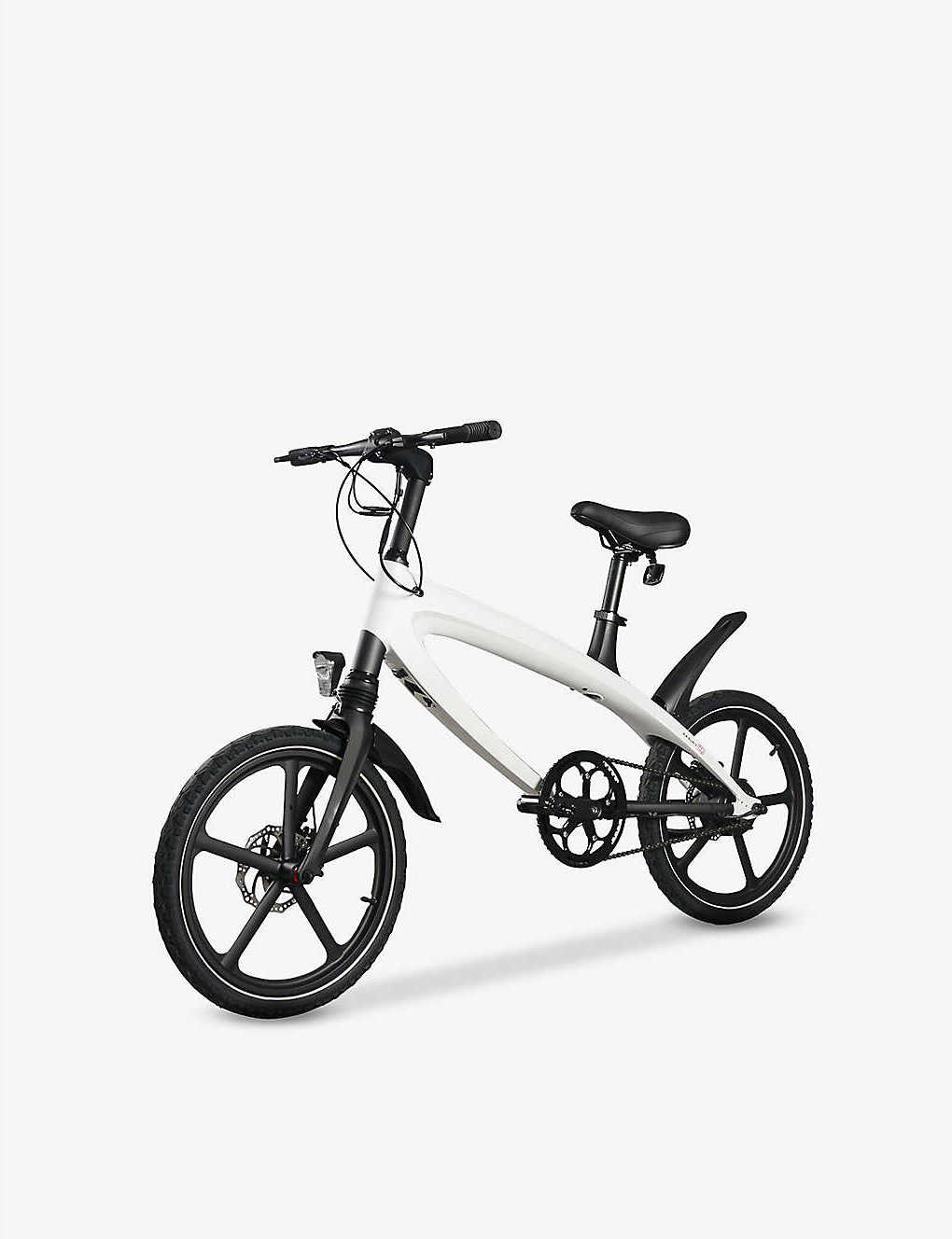 The Official Racing White E-Bike with Built-in Speakers & Bluetooth (Range up to 60km)