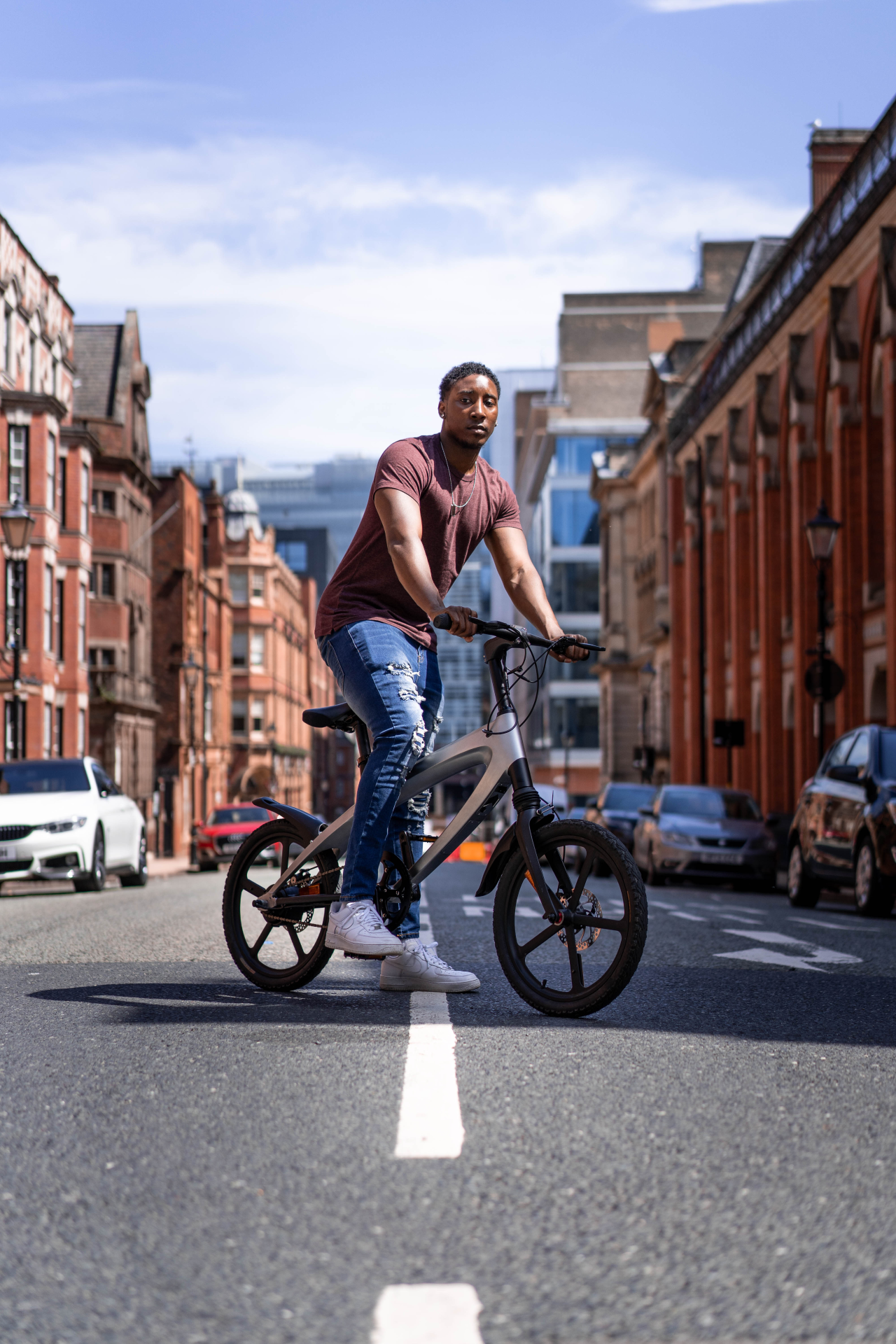 The Official Solar Beam Yellow E-Bike with Built-in Speakers & Bluetooth (Range up to 60km)