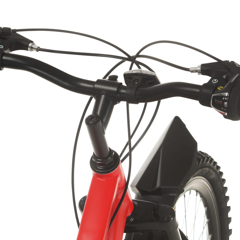 vidaXL Mountain Bike 21 Speed 26 inch Wheel 42 cm Red