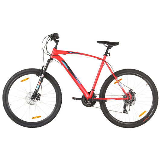 vidaXL Mountain Bike 21 Speed 29 inch Wheel 53 cm Frame Red