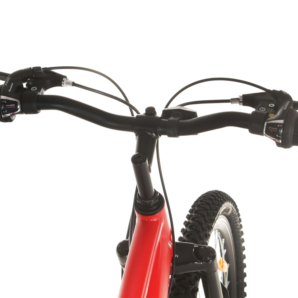 vidaXL Mountain Bike 21 Speed 29 inch Wheel 53 cm Frame Red