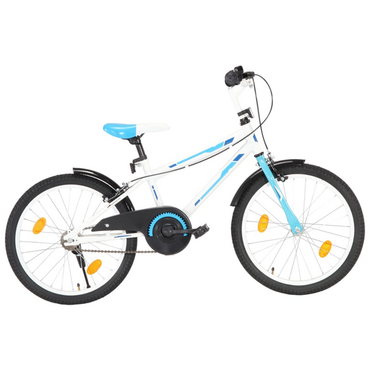 vidaXL Kids Bike 20 inch Blue and White