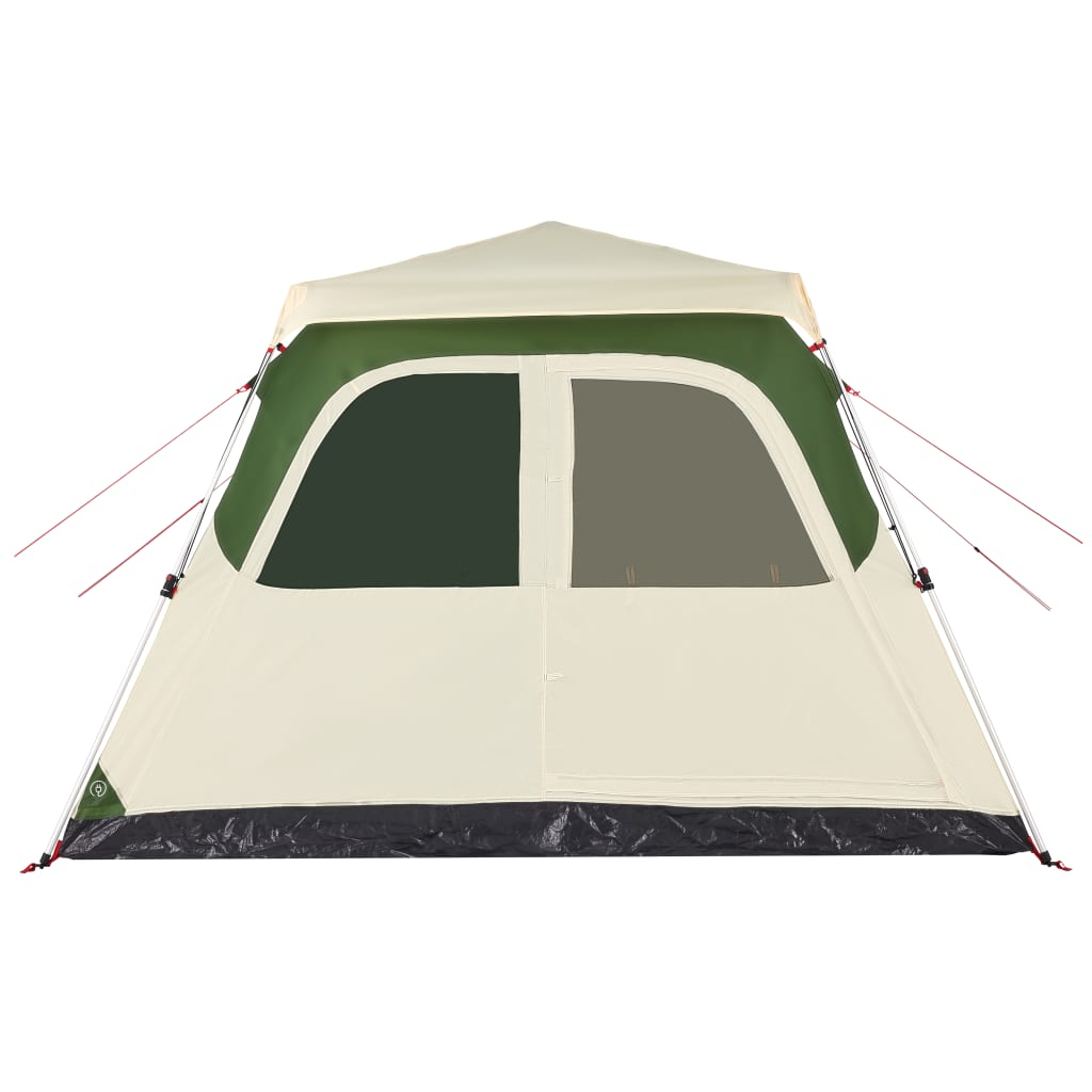 vidaXL Family Tent Dome 6-Person Green Quick Release